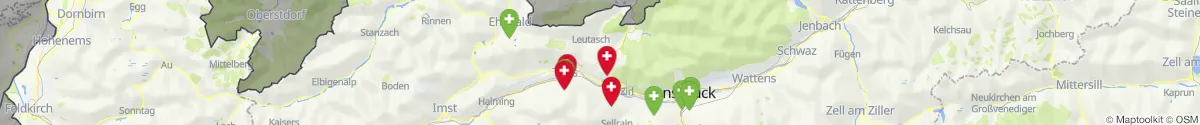 Map view for Pharmacies emergency services nearby Leutasch (Innsbruck  (Land), Tirol)